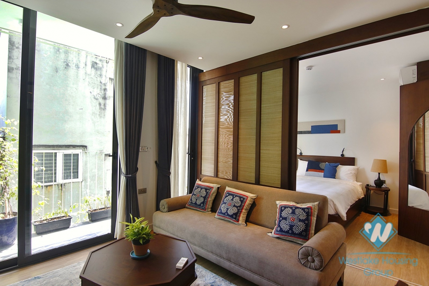 Two bedroom apartment for rent in the center of Hoan Kiem, Hanoi